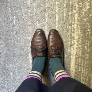 Elegant Dark Brown Leather Oxford shoes for Women